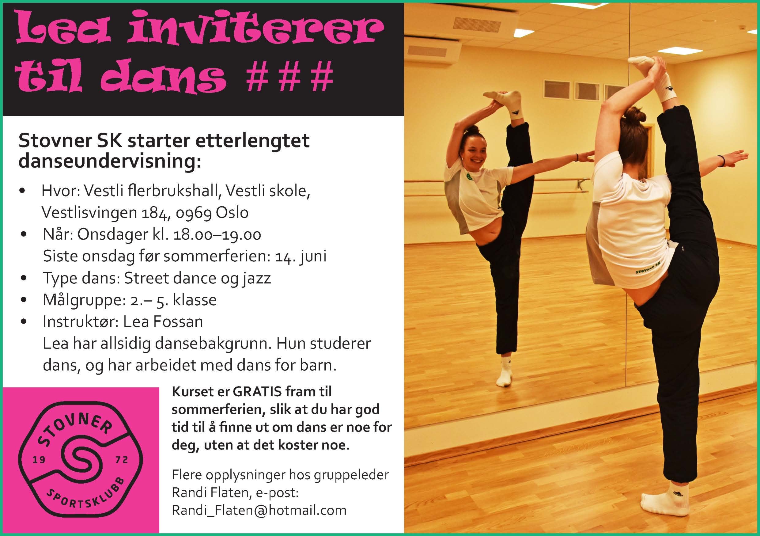 Dansegruppa har startet igjen!